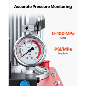 Pompa Idraulica Elettrica 10.000 PSI 750W 120V a Doppio Effetto con Valvola Manuale - Unità di Potenza Idraulica Manuale - Product Image 4