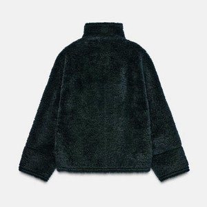 Chaqueta de Forro Polar Sherpa con Cremallera y 2 Bolsillos Delanteros, Abrigo Casual Cálido de Invierno para Hombre y Mujer, Venta al por Mayor, Pedido a Granel - Product Image 5