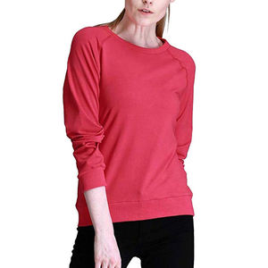 Pull à col rond pour femme, couleur unie, manches longues, tricoté, 100% acrylique, vêtements d'automne - Product Image 6