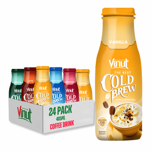 Vietnamese <b>Coffee</b> Drink Rich Espresso Flavor Premium Aluminum Can 250ml Pure Natural 10 Brix 24 Cans Ready Drink VINUT Global - Product Image 1