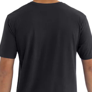 Camiseta Larga de Algodón para Hombre, Cuello Redondo, Manga Corta, Largo Extendido, Informal, para Uso Diario y Comodidad - Product Image 4