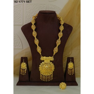 Luxury Arabic <b>gold</b> plated necklace <b>set</b> for women Tunisian Jewelry Libya Tunisia Algeria Arabic Jewelry Artificial <b>Jewellery</b> <b>set</b> - Product Image 2