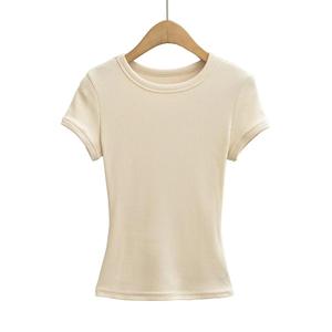 Womens Comfortable Short Sleeve O Neck Top Stylish Casual <b>Shirt</b> for Summer <b>Party</b> and Everyday Fashion - Product Image 5