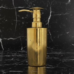 Dispensador de Jabón de Manos de Metal con Acabado Dorado de Alta Calidad, Ideal para Baño y Lavabo, de la India - Product Image 5