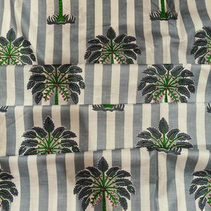 Tissu en coton cambriqué 100% écologique et biologique de 42 pouces de largeur pour rideaux, sacs, vêtements pour garçons - Fabricant et exportateur indien - Product Image 2