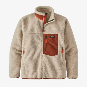 Sudadera Sherpa Personalizada con Cremallera para Hombre, Chaqueta Sherpa Acolchada de Invierno para Mujer de la Mejor Calidad, Chaquetas de Forro Polar Transpirables - Product Image 4