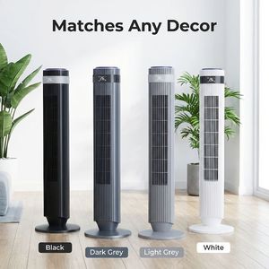 Ventilador de Torre Silencioso para Dormitorio, 28 Decibeles, Modo Automático Inteligente, 64 Grados, Ventilador de Pedestal - Product Image 6
