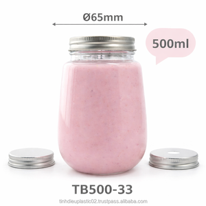ขวดพลาสติกใส PET ขนาด 500 มล. รุ่น TB500-33 เกรดสำหรับบรรจุอาหารและเครื่องดื่ม พร้อมฝาเกลียวอะลูมิเนียม จัดส่งทั่วโลก - Product Image 5