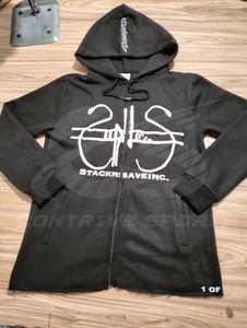 Sweat-shirt à capuche pour homme de haute qualité, personnalisable avec logo imprimé en 3D, fermeture éclair, taille américaine, 100% coton, impression personnalisée - Product Image 1