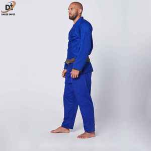 High Quality Plain Polyester/Cotton Karate Gi for Men Adults - Product Image 2