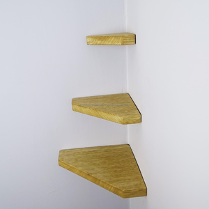 Étagère d'angle en bois artisanale, support à plantes durable à plusieurs niveaux, pour l'intérieur et l'extérieur, décoration de jardin et de maison, gain de place, fixation murale - Product Image 5