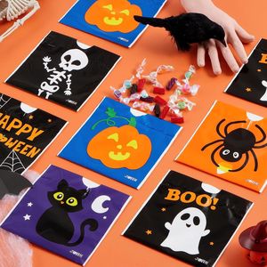 96 Sacchetti di Halloween con Coulisse per Caramelle, Piccoli Sacchetti per Dolcetti o Scherzi, Confezione Grande con 6 Design per Forniture Festive - Product Image 3