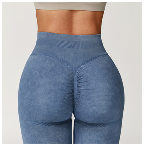 Women's Gym Performance <b>Leggings</b> <b>with</b> Custom Logo Breathable Athletic Tights for Sports and Streetwear Trends - Product Image 6
