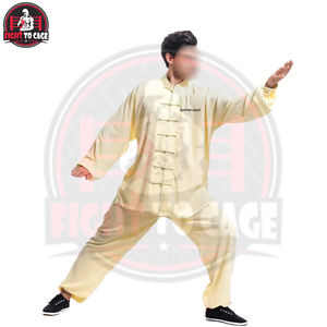 ชุดฝึกซ้อมกังฟูขายดีจากผู้ผลิตชั้นนำ สวมใส่สบาย น้ำหนักเบา ระบายอากาศได้ดี ผลิตจากโพลีเอสเตอร์ ขายส่งสำหรับศิลปะการต่อสู้ - Product Image 2