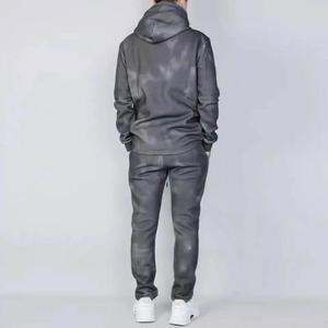 Wholesale New Arrival Custom Logo Men's <b>Tracksuit</b> Casual Plus Size Sweat Suit with Zipper Closure Summer Design - Product Image 5