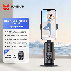 720 °   Trépied perche à selfie IA multi-angles avec suivi automatique du visage, télécommande détachable, support de téléphone intelligent et contrôle gestuel - Product Image 1