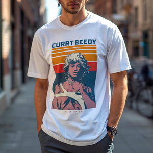 Camiseta con Estampado Valley Antiarrugas, con Bolsillo, Casual, de Spandex/Poliéster, Diseño Gráfico, Estilo Vintage, Streetwear, OEM - Product Image 1