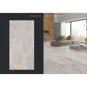 Dalles en céramique de grande taille 1200x2400mm, blanc Statuario, pour comptoirs de luxe et revêtements de sol intérieurs, dalles en pierre frittée - Product Image 4