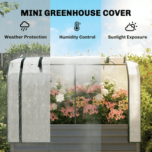 Jardinera Elevada con Invernadero de PE, Solución Ecológica para Cultivo en Exteriores - Product Image 4