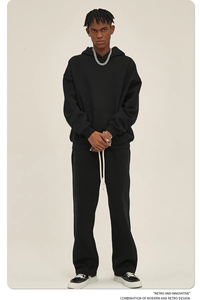 Customized LOW MOQ Men's <b>Matching</b> <b>Set</b> Pullover Oversized Hoodie <b>Jogger</b> Pants <b>Set</b> Blank 2 Piece Jogging <b>Set</b> Suits Tracksuit - Product Image 6