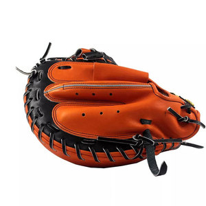 Gants de baseball pour receveur en cuir imperméable de qualité supérieure, prix de gros, ajustables, légers, pour gaucher - Product Image 3