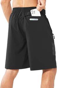 Pantalones Cortos Deportivos Casuales para Hombre, de Cintura Media, con Bolsillos, Estilo Holgado, Largos hasta la Rodilla, Venta al Por Mayor - Product Image 6