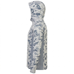 Chemise de pêche à capuche unisexe pour adultes, protection solaire UPF 50+, manches longues, respirante, séchage rapide, performance, sweat-shirt d'extérieur, logo personnalisé - Product Image 2