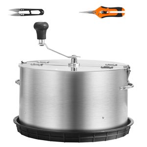 Forbici manuali in acciaio inossidabile da 16 pollici con copertura trasparente in PET per taglio visivo e potatura manuale delle boccioli - Product Image 1