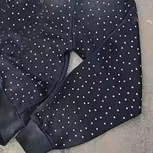 Premium Quality Breathable Men Rhinestone Tracksuit Custom Logo Design Two Piece Outfit For Men - Product Image 6