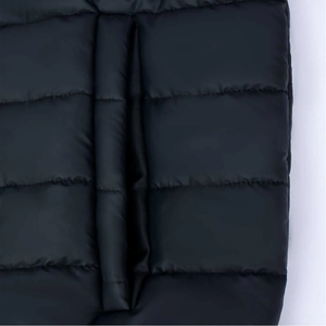 Veste d'hiver matelassée pour homme, col montant, coupe-vent, rembourrée de duvet, color block, fermeture éclair - Product Image 3