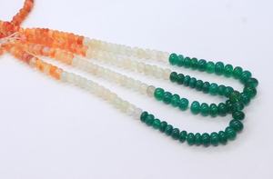 Cuentas Redondas de Calcedonia Natural AAA de 8-10 mm, Cuentas Redondas de Calcedonia Disco de 16 Pulgadas, Cuentas Redondas de Calcedonia Lisas - Product Image 2