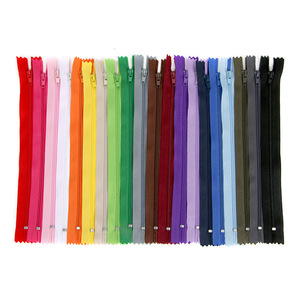 Wholesale Durable 3# <b>Zippers</b> Closed-end Auto Lock Nylon <b>Zipper</b> for Bags Pants Clothes - Product Image 2