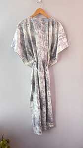 Cotton Women Dress with Drawstring Long Robe Loose Printing Cover up <b>Maxi</b> <b>Kaftan</b> for Women Indian Handmade Cotton <b>Kaftan</b> - Product Image 2