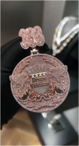 Pass Diamond Tester Iced Out Moissanite <b>Name</b> Pendant Custom 925 Silver VVS Diamond Hip Hop Letter Pendant Link <b>Chain</b> for Gift - Product Image 4