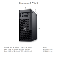 Ordinateur d'origine RTX A400-4G Intel Xeon W3/W5/W7 Dells Precision 5860 Tower Workstation T5860 Desktop Workstation