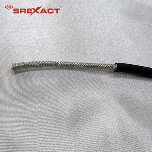 Câble audio SREXACT avec gaine tressée, conducteur en cuivre étamé, blindage tressé, conception à paire torsadée noire - Product Image 2