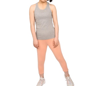 Ladies Gym Fitness <b>Singlet</b> Sleeveless Sports Tank Designed For Logo Printing With Color And Size Variants - Product Image 3