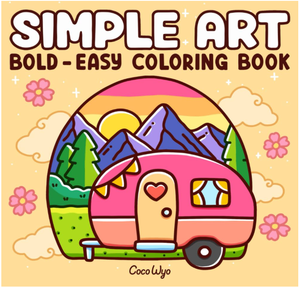 Arte Sencillo: Libro para Colorear para Adultos y Adolescentes, Diseños Audaces y Fáciles para Relajarse (Suministro al por Mayor) - Product Image 2