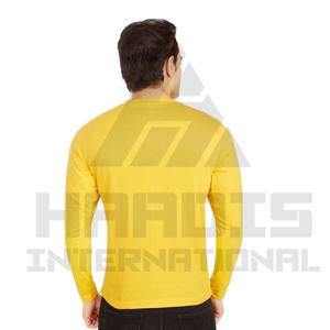 Camiseta Casual de Manga Larga para Hombre, Color Personalizado, Cuello Redondo, Camiseta Moderna de Manga Larga para Hombre, Transpirable, Corte Ajustado - Product Image 2