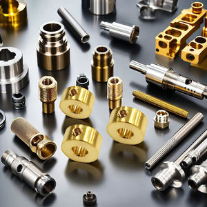 Tuerca de bloqueo de latón mecanizado CNC de precisión con torneado y perforación para aplicaciones de equipos industriales - Product Image 6