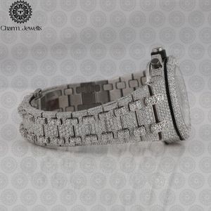 Reloj de Lujo para Hombre Charm_Jewells, Caja de Acero Inoxidable, Esfera Analógica de 40 mm, Cierre Oculto con Botón, Cristal, Mecánico, 10 Bar - Product Image 2