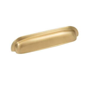 <b>Antique</b> <b>Brass</b> Bridge Cabinet Pull Handle for Kitchen Drawer Hardware Durable Matte Finished Traditional Style Furniture Pulls - Product Image 5