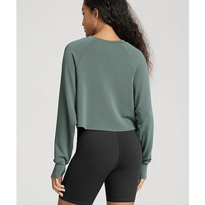 Sudadera con capucha corta personalizada para mujer, sudaderas y sudaderas con capucha informales para mujer, sudadera con capucha oversize con cremallera para mujer - Product Image 4