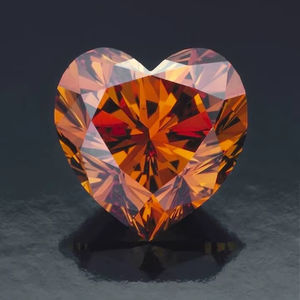 Diamant de 1 carat de forme cœur, de couleur D, de clarté VVS1/VVS2, de qualité excellente, cultivé en laboratoire et certifié IGI - Product Image 1