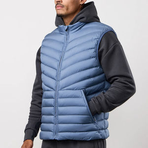 Chaleco Acolchado sin Mangas con Cierre de Cremallera, Estilo Moderno, Tejido de Poliéster de Alta Calidad, Ropa de Exterior, Chaquetas Acolchadas para Hombre a Bajo Precio - Product Image 3
