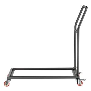Carrello Porta Sedie Pieghevole in Metallo Resistente, Capacità 300 LBS, Forma a L, Posizionamento Verticale, per 25 Sedie - Product Image 6
