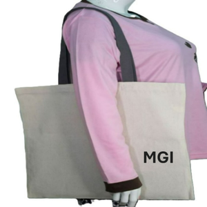 Bolsa de Compras Grande de Algodón Ecológico para Mujer, con Logotipo Personalizado Impreso, Lavable, Reutilizable, Bolsa de Lona de Viaje para Uso Promocional - Product Image 5