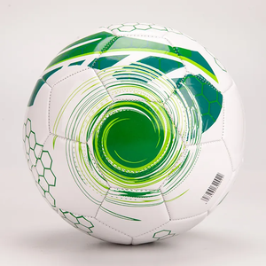 Balón de fútbol multicolor tamaño 5, cosido a máquina, balón de fútbol de PVC tamaño 5, balones cosidos a máquina, balón de fútbol con logo personalizado - Product Image 4