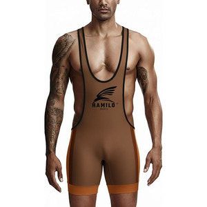 ชุดซิงเกิลเล็ตสำหรับกีฬามวยปล้ำยอดนิยม ดีไซน์เองได้ ยูนิเซ็กซ์ ผลิตจากวัสดุที่ยั่งยืน ราคาโรงงานถูก คุณภาพสูงจาก Hamilo Sports - Product Image 6