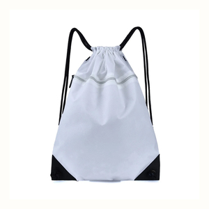 Sacs en filet de nylon avec cordon de serrage - Écologiques, lavables, portables et recyclables - Sacs de rangement multi-usages en filet avec cordon de serrage - Product Image 6